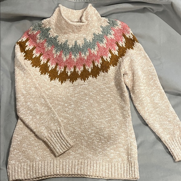 Women's Multicolor Patterned Sweater size small - Picture 1 of 2